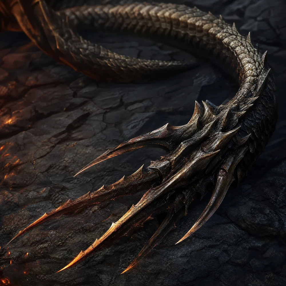 The daggertail of a dragon, original fan illustration